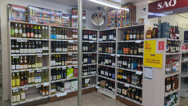 Section SAQ du Dépanneur Édouard